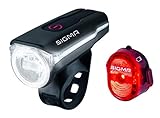 SIGMA SPORT - LED Fahrradlicht Set AURA 60 und NUGGET II | StVZO zugelassenes,...