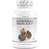 Schwarzer Knoblauch 15:1 Extrakt - 180 Kapseln mit 750 mg - Premium: Mit S-Allylcystein...