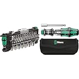 Wera 05056491001 Bit-Sortiment, Tool-Check PLUS Imperial, zöllig, 39-teilig & Kraftform...