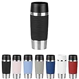 Emsa Travel Mug Waves Isolierbecher N20105 | 0,36 L | bis zu 4h heiß und 8h kalt | 100%...