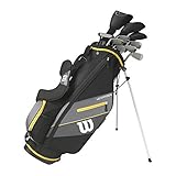 Wilson Herren Ultra XD Golfschläger Set Mit Stand Tasche Golf Komplettset Eisen Hölzer...