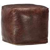 JUNZAI Pouf, Ottoman Puff, Sitzhocker, Sitzpouf, Sitzkissen Boden, Pouf Hocker, Couch...