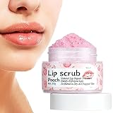 30g Lippenpeeling-Balsam oder Frauen,Brighten Lips Scrub Lip Scrubs Exfoliator Moisturizer...