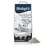 Biokat's Diamond Care Classic Katzenstreu ohne Duft - Feine Klumpstreu aus Bentonit mit...