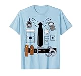 Polizei Kostüm Kinder Uniform Polizist Jungen Polizeibeamter T-Shirt