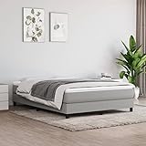 Homgoday Boxspringbett mit Matratze Bettgestell Rahmenbettgestell Einzelbett | Doppelbett...