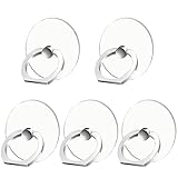 Kinizuxi Handy Ring Halter 5er-Pack, 360 Grad Freidrehbar Smartphone Fingerhalterung...