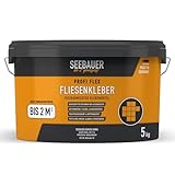 SEEBAUER diy® Profi Flex-Fliesenkleber | Fliesenkleber für Wand- & Bodenfliesen, Mosaik,...