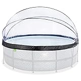 EXIT Toys Pool Abdeckung - ø450cm - Universal - Rundes Multifunktionale Überdachung -...