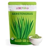Lebepur BIO Gerstengras Pulver 500g | aus deutschem Anbau | Rohkostqualität | 100%...