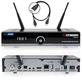 OCTAGON SF8008 4K Combo Receiver + HM-Sat HDMI Kabel, 2 Betriebssysteme: E2 Linux & Define...