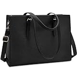 NUBILY Handtasche Shopper Damen Große Schwarz Handtasche Leder Umhängetasche...