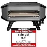 COZZE® Gas Pizza Ofen mobiler Pizzaofen Pizzastein Gasgrill bis 400°Grad regelbar mit...