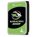 Seagate Barracuda 4 TB interne Festplatte, HDD, 3.5 Zoll, 5400 U/Min, 256 MB Cache, SATA...