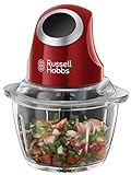 Russell Hobbs Zerkleinerer elektrisch Mini [Glasbehälter inkl. Aufbewahrungsdeckel]...