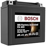 Bosch FA103 - AGM-Motorradbatterie - 12V 100A 9Ah - Geeignet für Motorräder,...