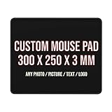 Personalisiert Individuelles Foto Mauspad, 300 X 250 X 3 Mm, Personalisierte Gaming...