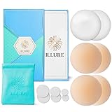 ILLURE® Nippelpads – Damen Nipple Cover [2 Paar] mit Brustwarzenschutz -...