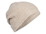 beties Leinen-Waffelpique Sauna-Mütze Beanie One-Size Unisex 100% reines Leinen