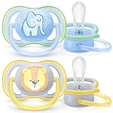 Philips Avent Ultra Air Schnuller, 2er-Pack – BPA-freier Schnuller für Babys von 0 bis...