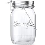 SONNENGLAS Classic 1000ml | Die Original Solarlampe/Solar-Laterne im Einmachglas aus...