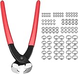 XUNTOP Einzelohr Stufenlos Schlauchschellen 100 Stück 5,8-21mm 304 Edelstahl...