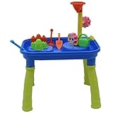 EcoTraps Sand und Wasserspieltisch für Kinder, Sandkastentisch mit Zubehör,...