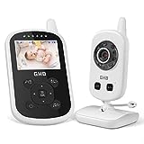 GHB Babyphone mit Kamera Video Baby Monitor 2,4 GHz Gegensprechfunktion ECO Modus...