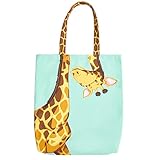 ecrou Jutebeutel, Tote Bag, Stofftasche Mit Giraffen Design, Einkaufstasche,Faltbar...