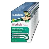 sanotact Bierhefe Flocken • 1kg natürliche Bierhefeflocken • Mit Biotin und 6...