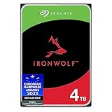 Seagate IronWolf 4 TB interne Festplatte, NAS HDD, 3.5 Zoll, 5400 U/Min, CMR, 64 MB Cache,...