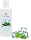 Schupp - Massage-Lotion Frische Minze - 200ml - Massage-Creme für gute Gleitfähigkeit -...