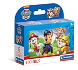 Clementoni Paw Patrol 6 Würfel Puzzle Kinder - Geschicklichkeitsspiel für Kinder ab 3...