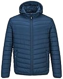 Outdoor Ventures Leichte Steppjacke Herren Übergangsjacke Packbare Puffer Jacke...