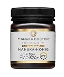 MANUKA DOCTOR - 570 MGO Manuka Honig, 250g | UMF 16+ | 100% Reiner Neuseeländischer...