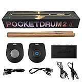 AeroBand PocketDrum 2 PLUS E-Drum, Trommelstöcke & Pedale & Bluetooth-Adapter, Spielen...