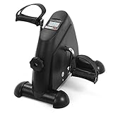 FXJ Mini Pedal Stepper Trainingsgerät LCD-Display Indoor Cycling Bike Stepper mit...