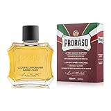 Proraso After Shave Lotion Nourishing, 100 ml, Aftershave für Männer mit Sandelholz &...