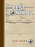 Pest Control Log Book: Cute Logbook Gift for Pesticide Applicators to Record and Keep...