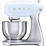 Smeg SMF02PBEU 4,8 L Küchenmaschine Pastell blau, 18/10 Stahl, 4.8 liters