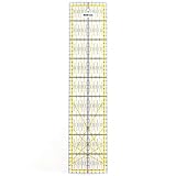 WINTEX Universal-Lineal 10 cm x 45 cm, transparent, 2-farbiger Druck mit cm-Raster und...