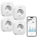 GNCC WLAN Steckdose mit Strommessung Smart Home Alexa Steckdose 4er Pack Funktioniert mit...