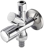 SCHELL 035450699 Kombi-Eckventil COMFORT 1/2', ohne Belüfter, Kombinatios Ventil chrom,...