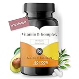 Vitamin B Komplex - Kapseln mit Folsäure, Myo-Inositol, Biotin, Vitamin C & Cholin -...