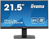 iiyama ProLite XU2293HS-B5 54,5cm 21,5' IPS LED Monitor FullHD HDMI DP Ultra Slim Line...