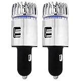MAEGAN 2X Neu 2 Im 1 Auto 2 USB Frisch Luft Ionen Reiniger Sauerstoff Barren Ionisator