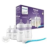 Philips Avent Babyflaschen Natural Response, Geschenkset für Neugeborene – 4...