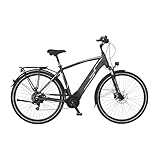 Fischer E-Bike Trekking, VIATOR 5.0i Elektrofahrrad für Herren, RH 50 cm, Mittelmotor 50...