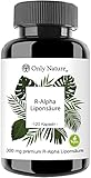 Only Nature® R Alpha Liponsäure 300mg - hochdosiert - 120 laborgeprüfte Kapseln - vegan...