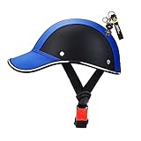 Motorrad Halbhelm Geschenk EIN Schlüsselanhänger Universeller ABS Baseballkappen Stil...